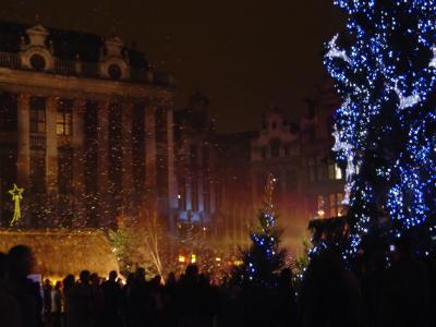 Christmas tree with bubbles