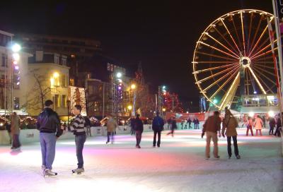 Ice skating