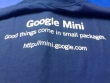 Google Mini tee-shirt (back)