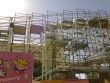 Scenic Railway's lift-hill, under repair