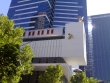 Giant golden bugs on the side of Eureka Tower
