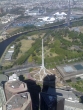 The MCG and the Arts Centre spire