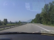 Driving on the A7 motorway