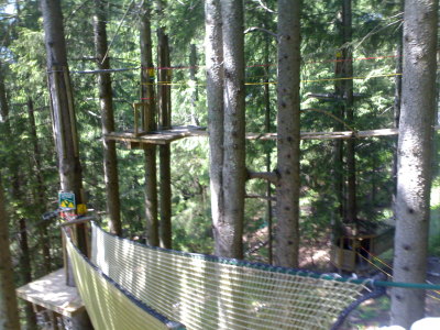 Adventure course in the trees — Les Planards, Chamonix
