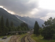 Storm clouds around Chamonix Valley