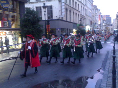 Medieval band on Rue du Midi