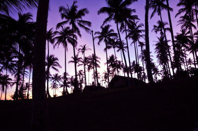 Sunset at Tauana Hotel (Corumbau, Bahia, Brazil)