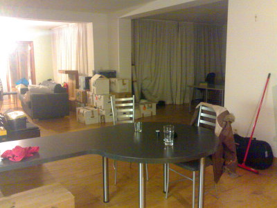 New place on the first night from the kitchen