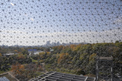 Biosphère (Montréal) - View of the city